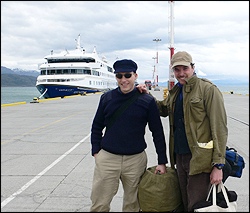 JP and Jack as they head off to Antarctica